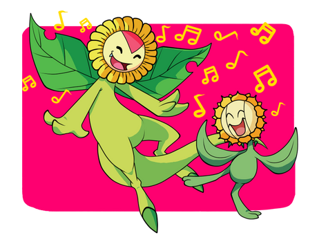 Dancing sunflowers