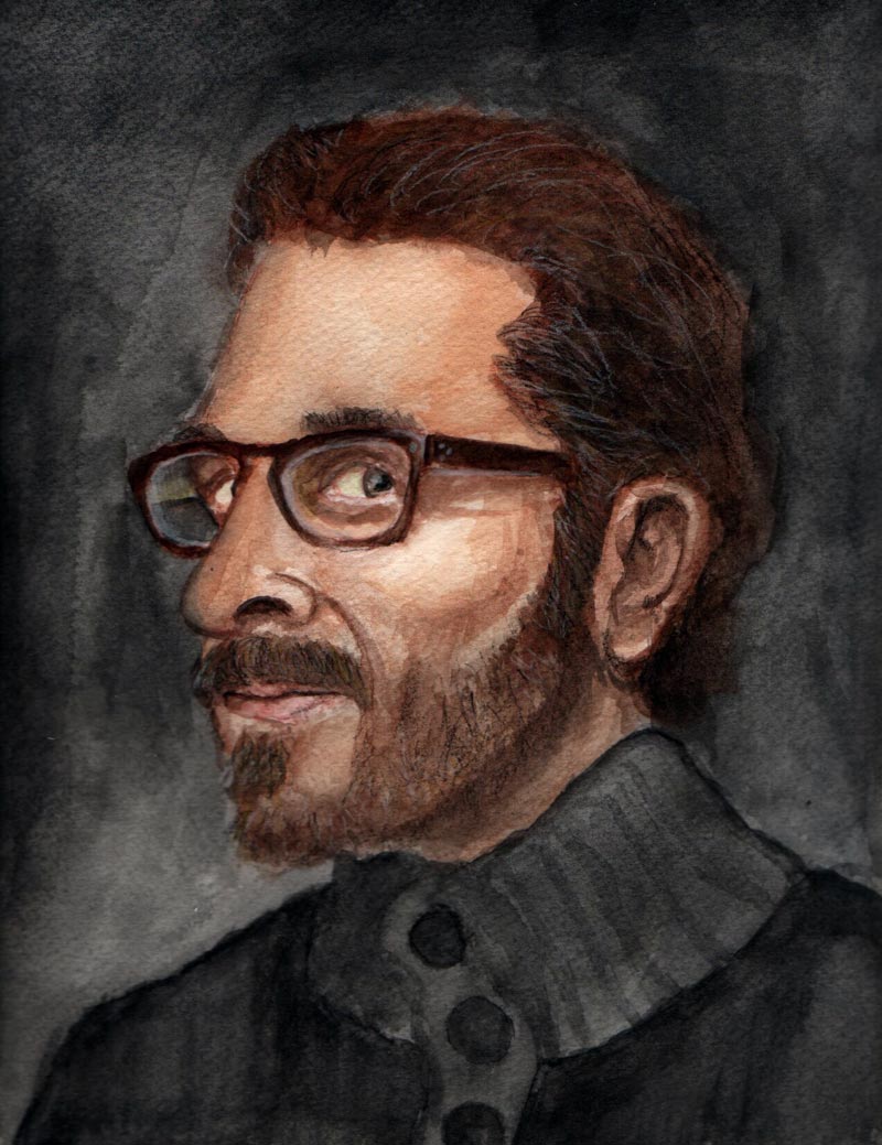 Marc Maron watercolor