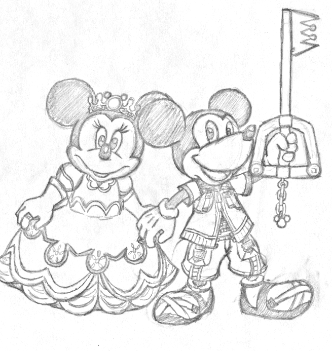 King Mickey and Queen Minnie