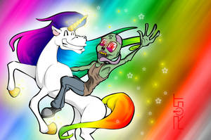 Zombie and Unicorn BFFs