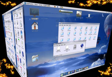 3D Desktop with OsX Icons