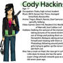 Cody Hackins... TEENAGER