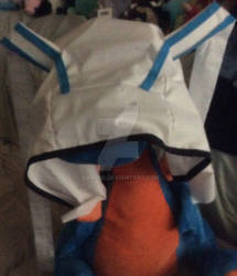 Hibiki's bunny hoodie WIP