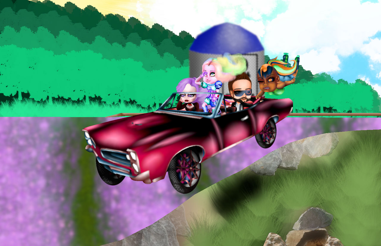 Chibi Character Racing Chibi Car Ride by AzenaAkiudo on DeviantArt