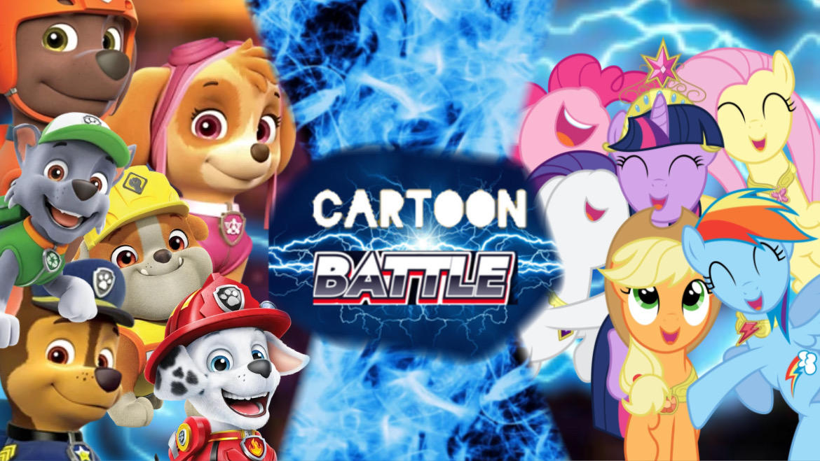 Man Vs Mlp Paw Patrol Vs The mane 6 (MLP) by pikachuandSpongeBob on DeviantArt