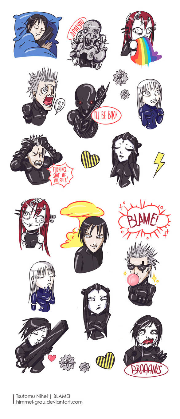 BLAME! Stickers