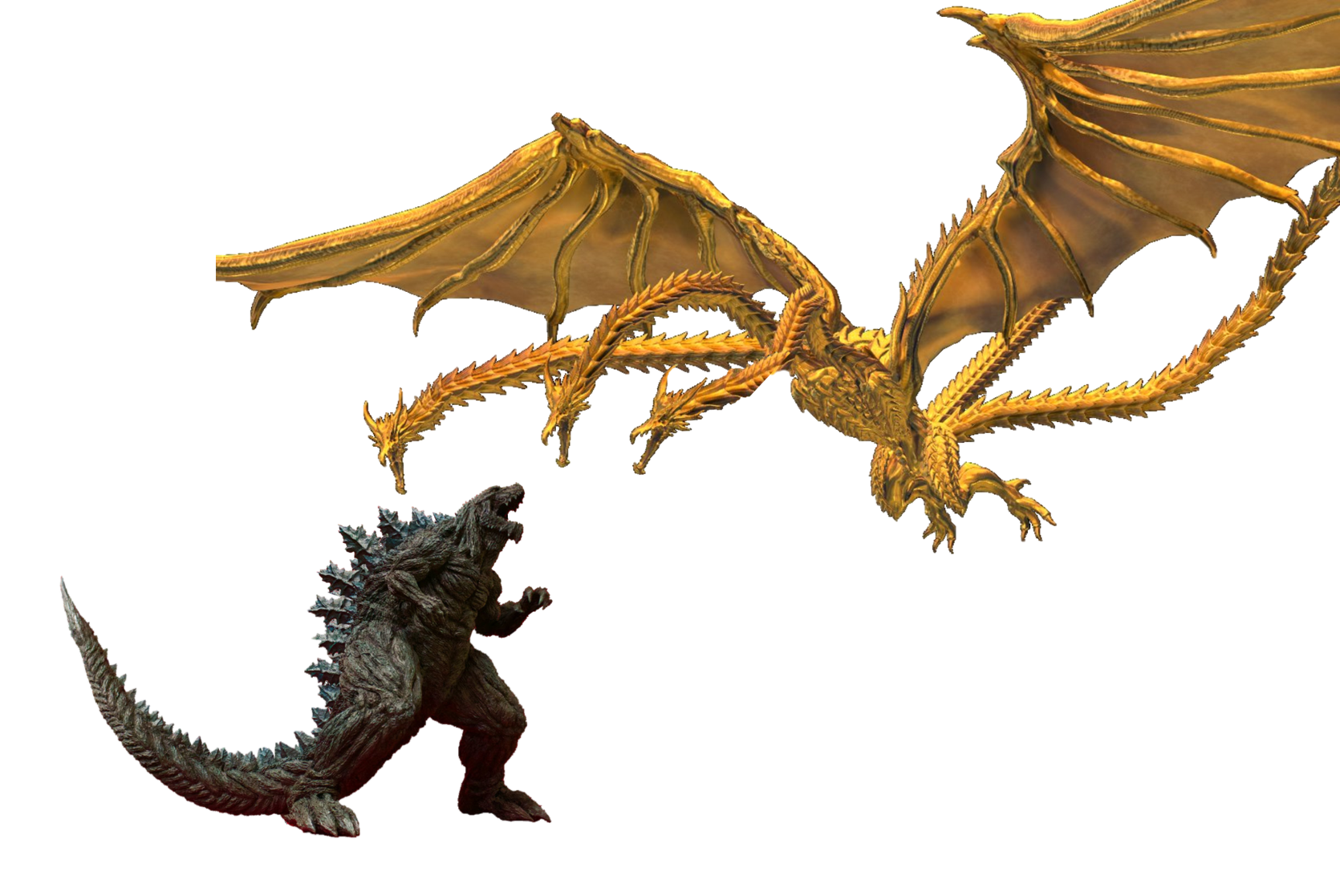 Godzilla Earth vs King Ghidorah - Shin Godzilla, Godzilla Earth vs King  Ghidorah - Shin Godzilla, By Godzilla All Monsters, King Godzilla