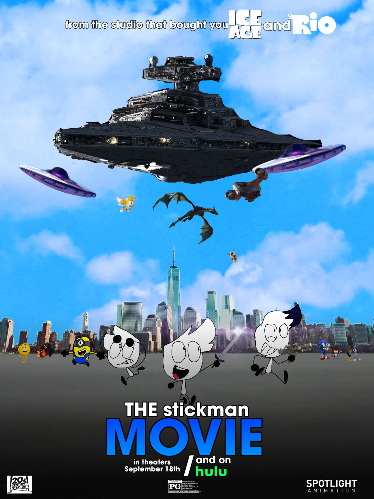 The stickman movie poster by wolfmoon12123 on DeviantArt