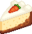 Carrot Cheesecake Slice