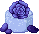 Lil' Blue Rose Cake