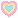 Rainbow Heart Bullet