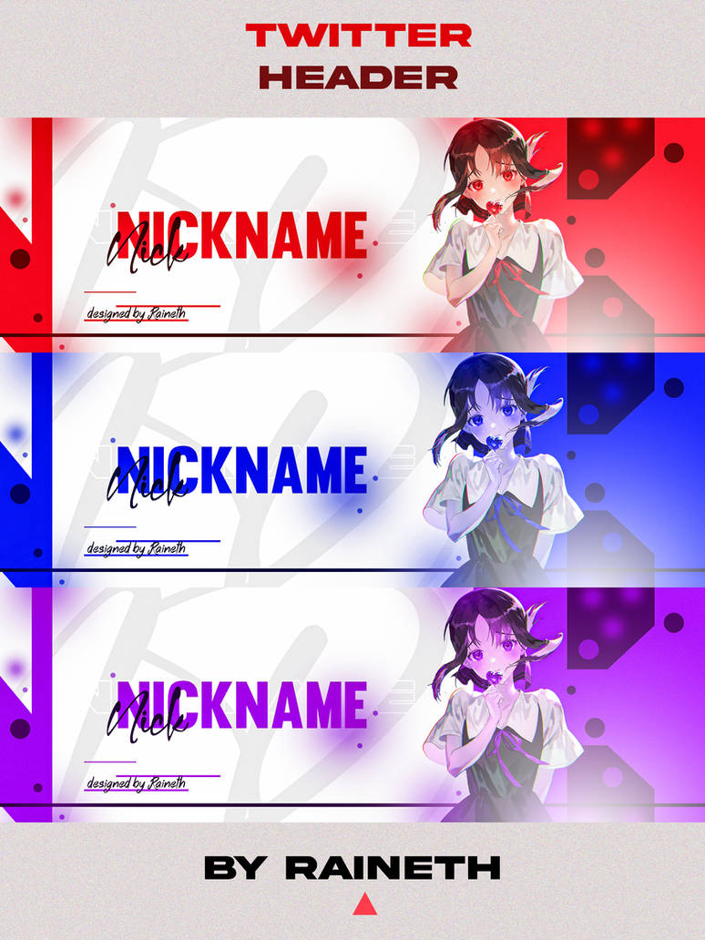 Twitter Anime Header by isadoraElyse on DeviantArt