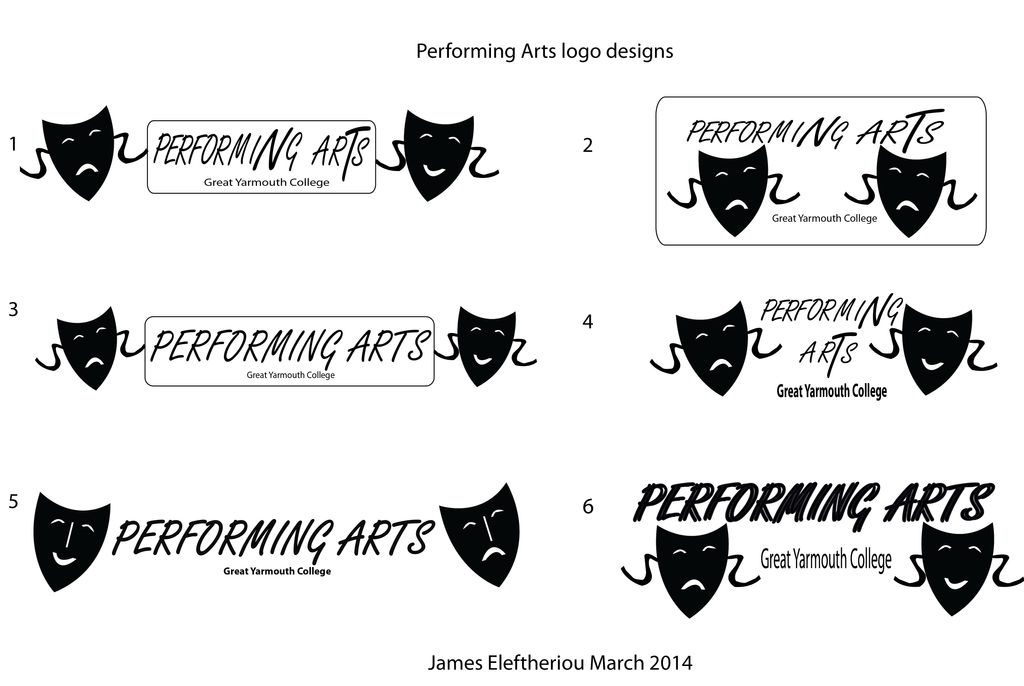 Performing Arts logos set 1 by jamese397 on DeviantArt