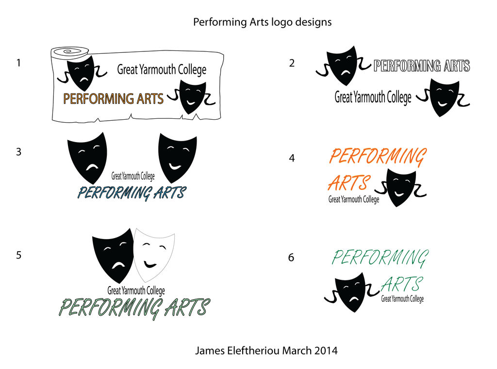 Performing Arts logos set 2 by jamese397 on DeviantArt