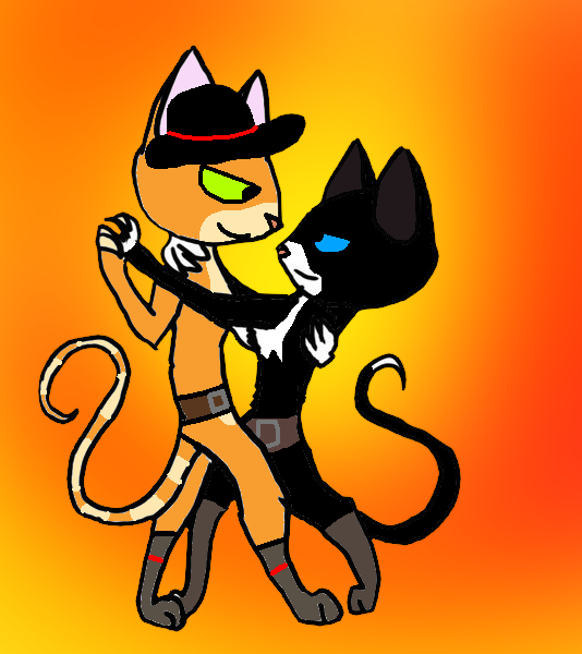 Puss x Kitty love dance