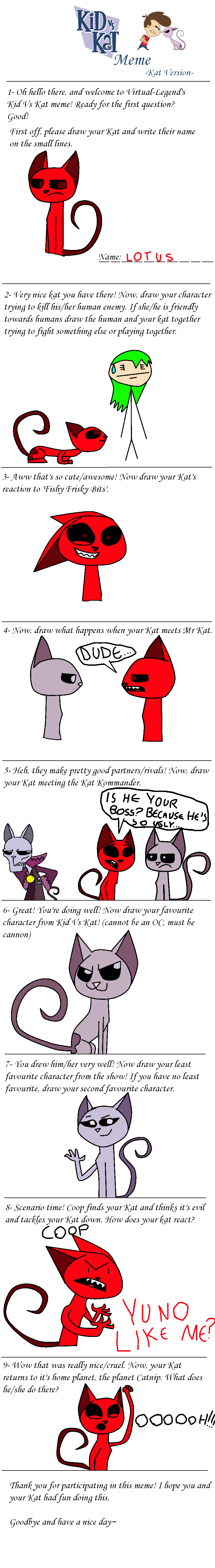 Kid vs. Kat meme by LotusTheKat on DeviantArt Kid vs. Kat meme by LotusTheKat on DeviantArt