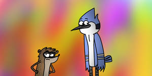 Mordecai and Rigby in SAI