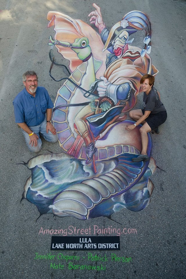 Overhead at Lake Worth Street Painting Festival