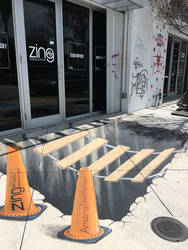 3D street painting for Zing Miami