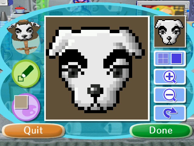 Animal Crossing City Folk K.K. Slider design