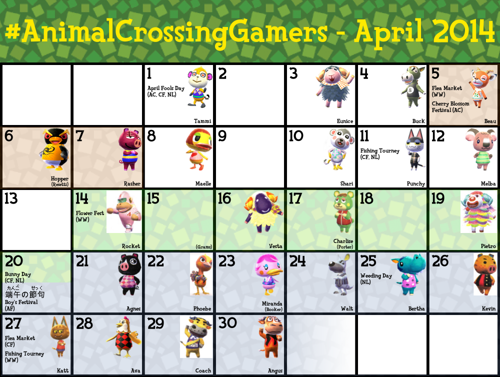 Acg Calendar For April 14 By Thestaticstalker On Deviantart Acg Calendar For April 14 By Thestaticstalker On Deviantart