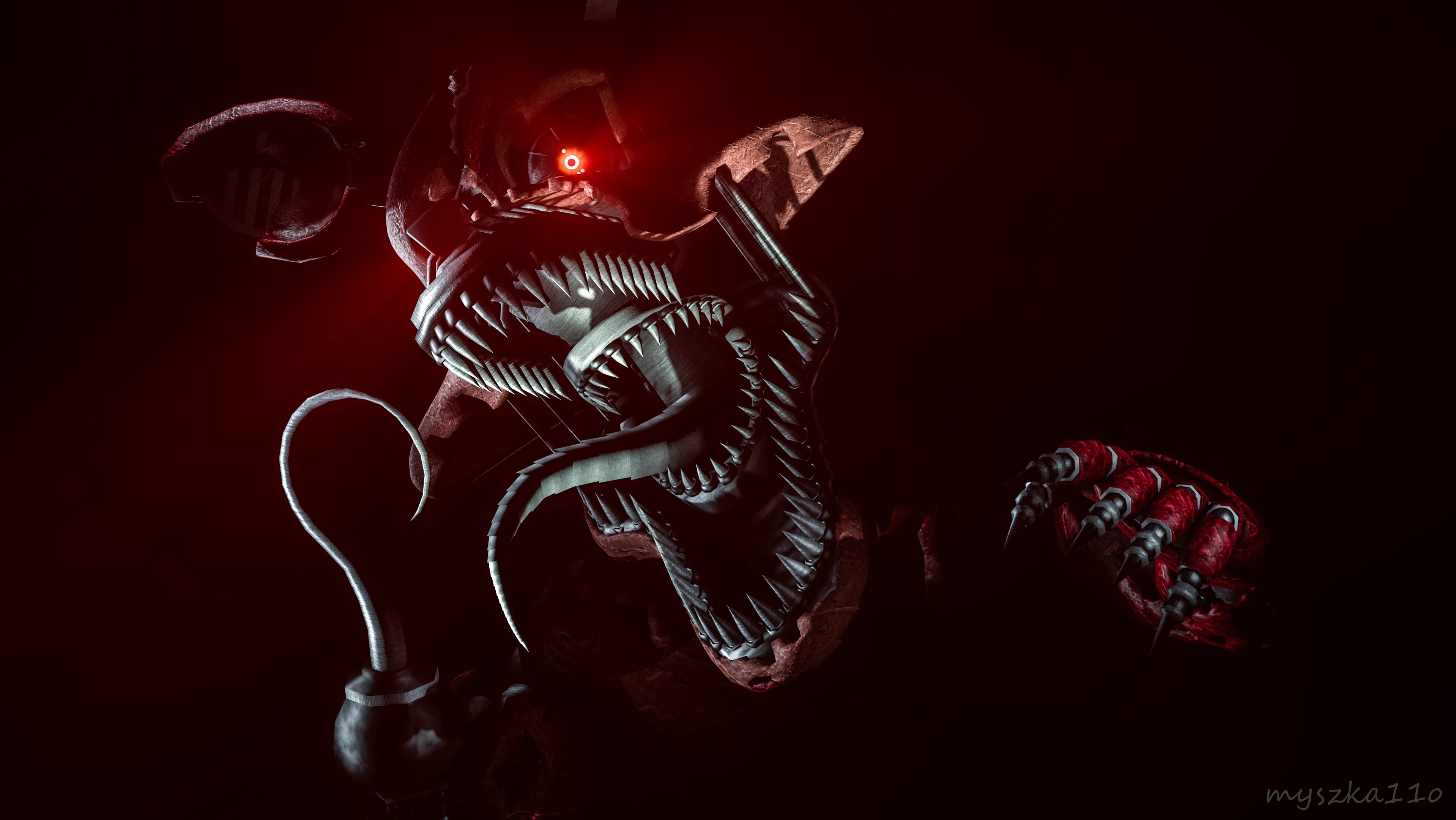 FNAF SFM] Nightmare Foxy  Wallpaper 1080p by NiksonYT on DeviantArt