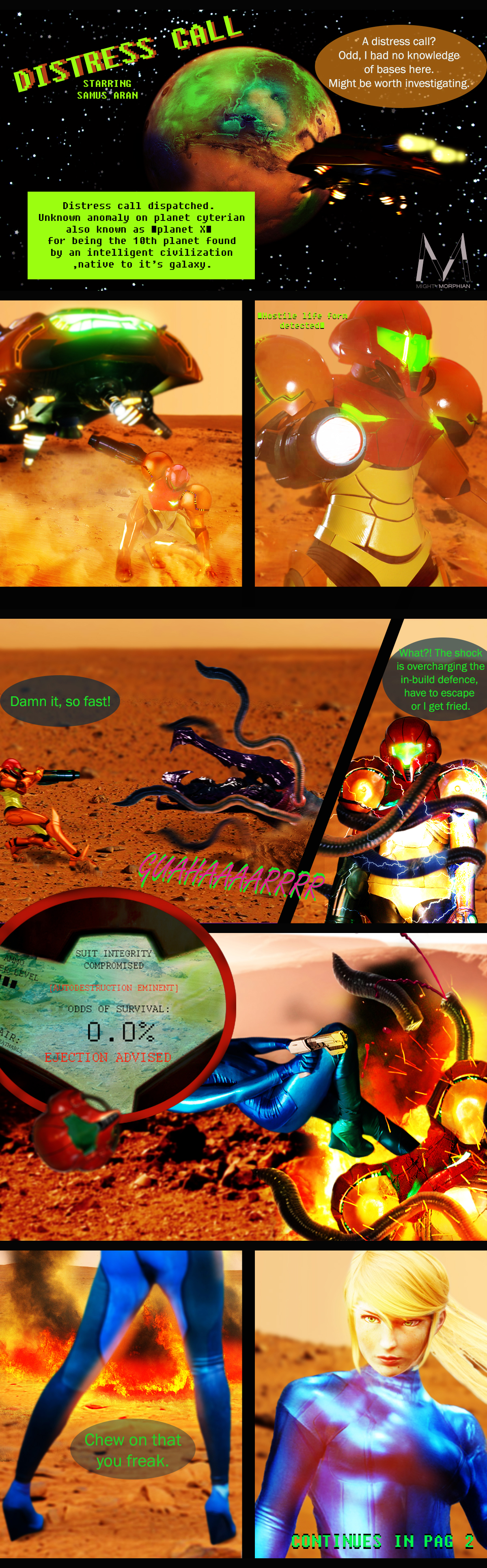 Distress Call (Samus Aran-Vore) - Pag 1