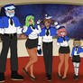 Bridge officers of the Sagittarius
