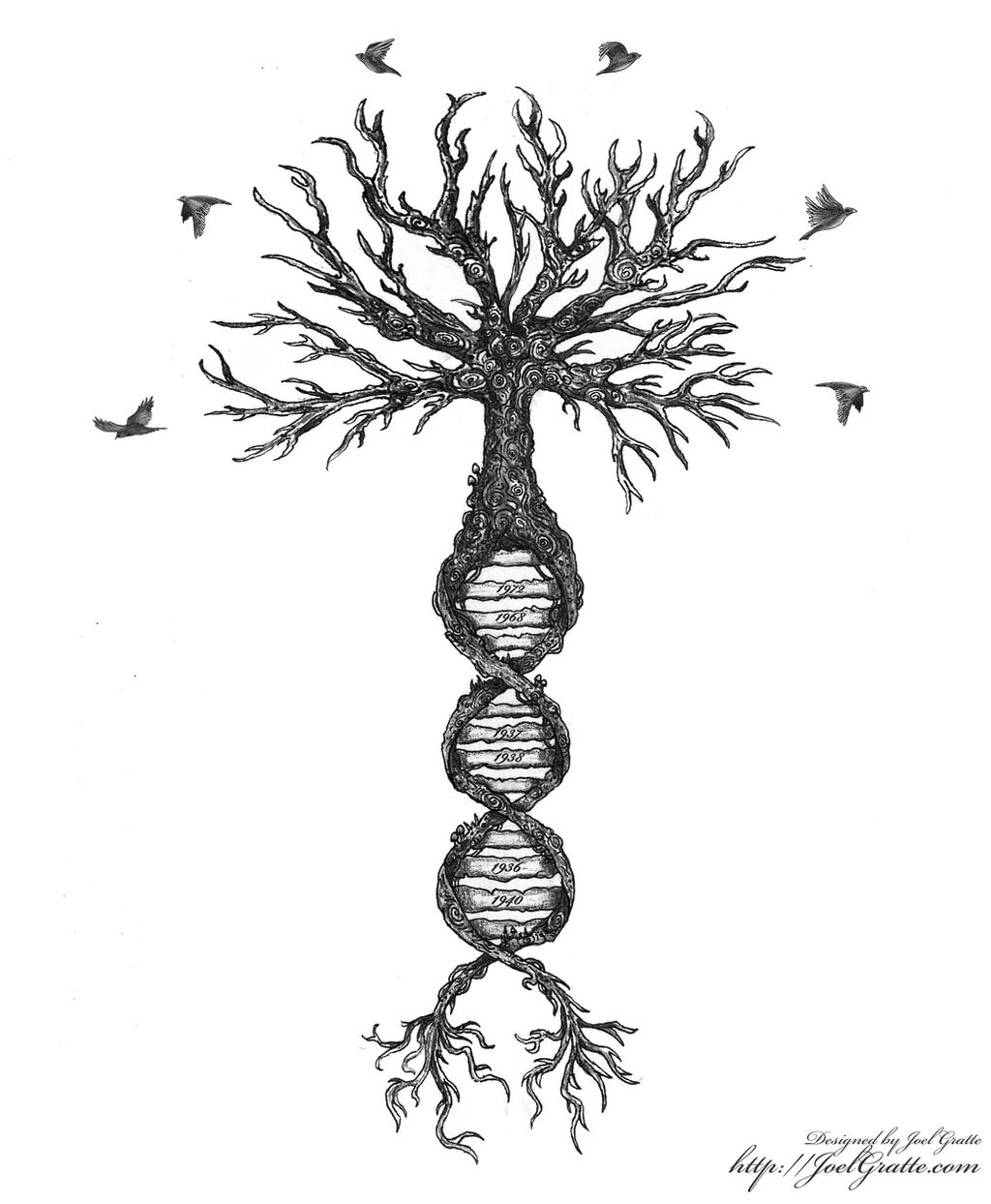Family Tree Tattoo Design by sur-mata on DeviantArt