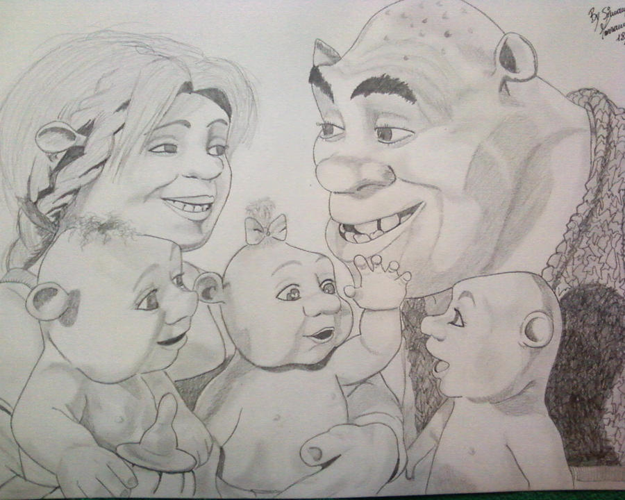 Shrek family by Marramaldo on DeviantArt