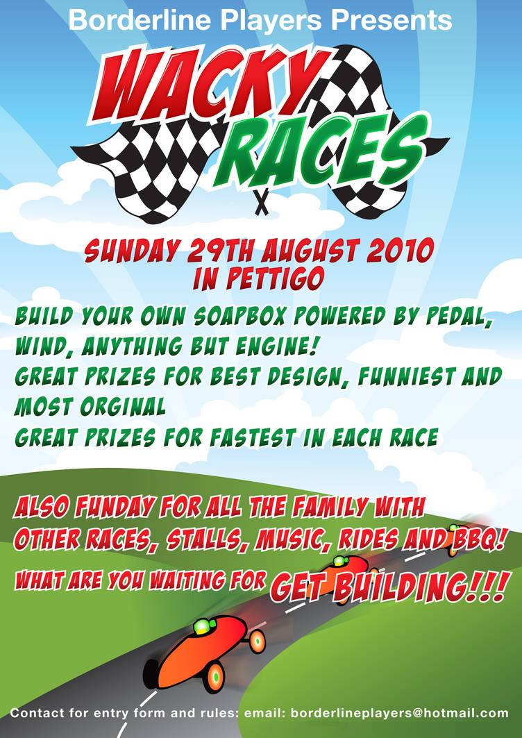 Wacky Races Poster by emfdesign on DeviantArt