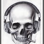 Skull Headphones Cigarette