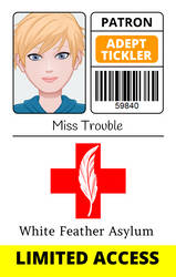 Miss Trouble's ID Card