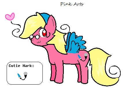 My Ponysona- Pink Arts