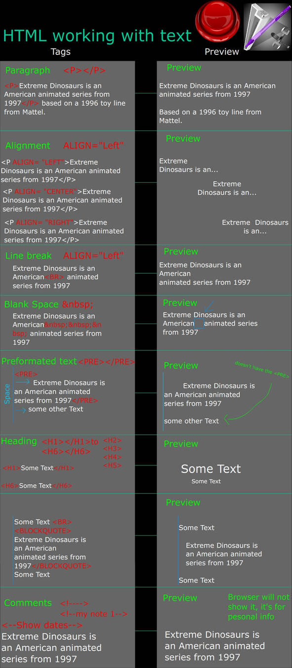 HTML working with text by HectorVrl on DeviantArt
