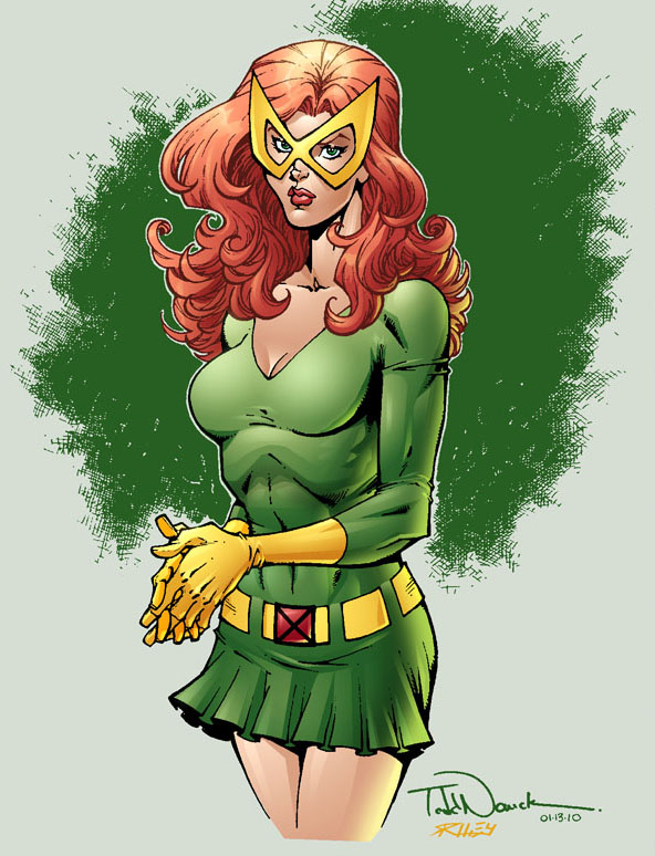 Marvel Girl in colour