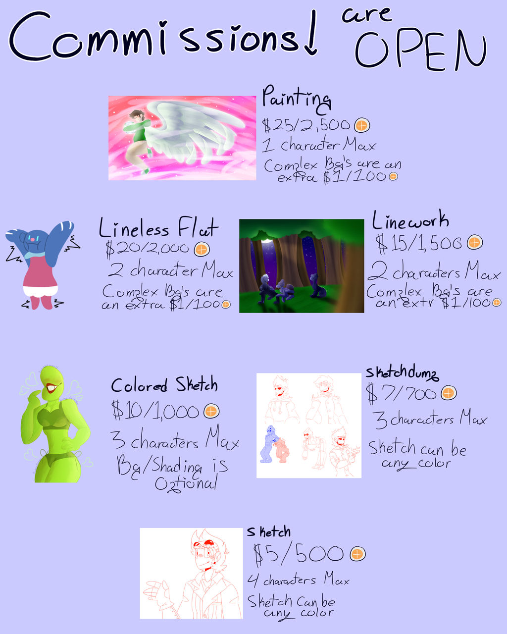 Commissions are OPEN