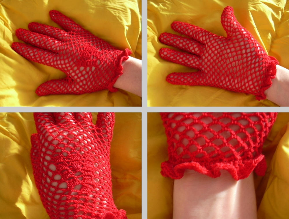 Net gloves