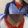 Irish red necklace