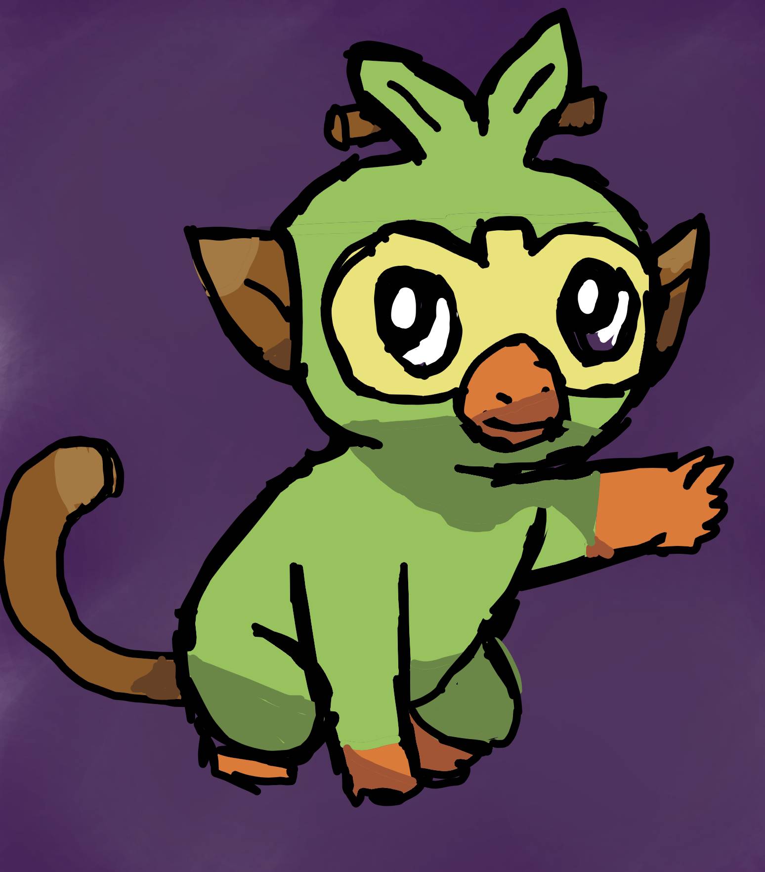 Grokey Face Grookey by Toasterwaffle18 on DeviantArt