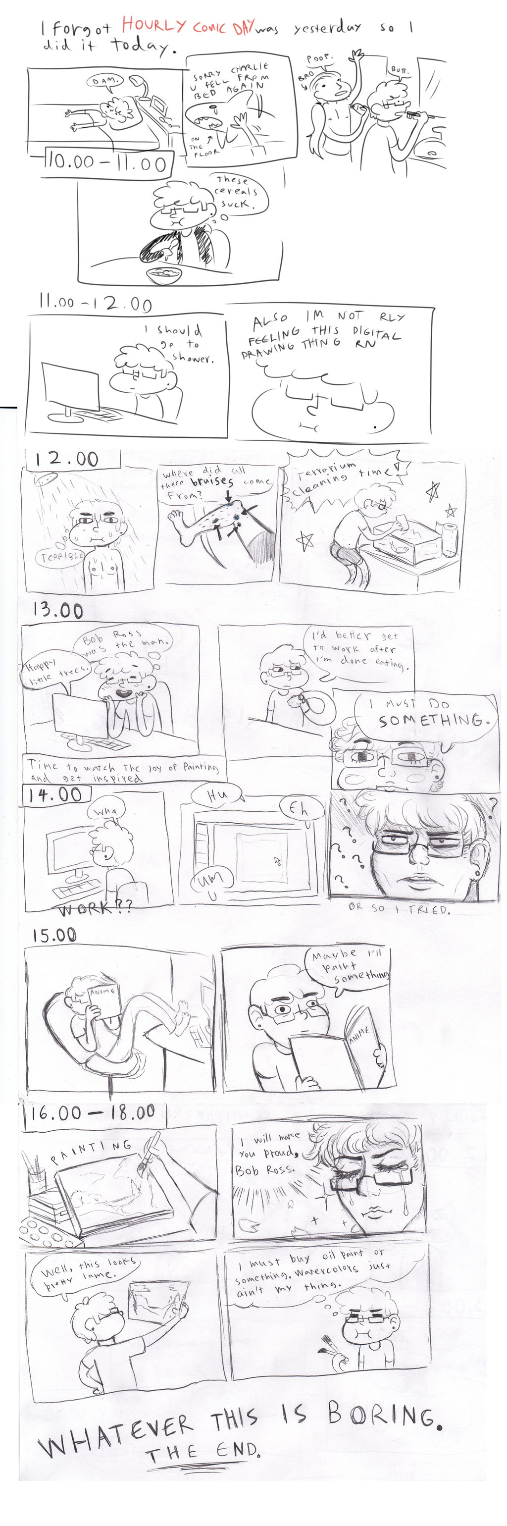 My contribution for Hourly Comic Day 2015