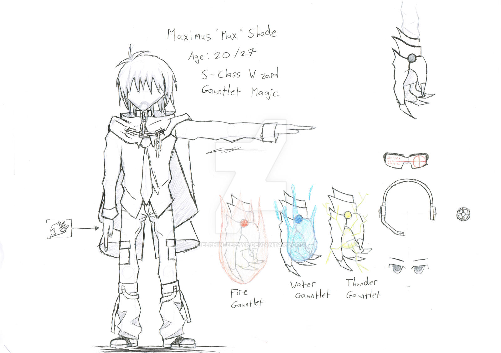 Fairy Tail - Max Shade Concept Art