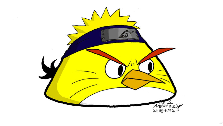 Naruto Raging Rabbids angry naruto bird by neliotuga on DeviantArt