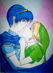 Marth and Link