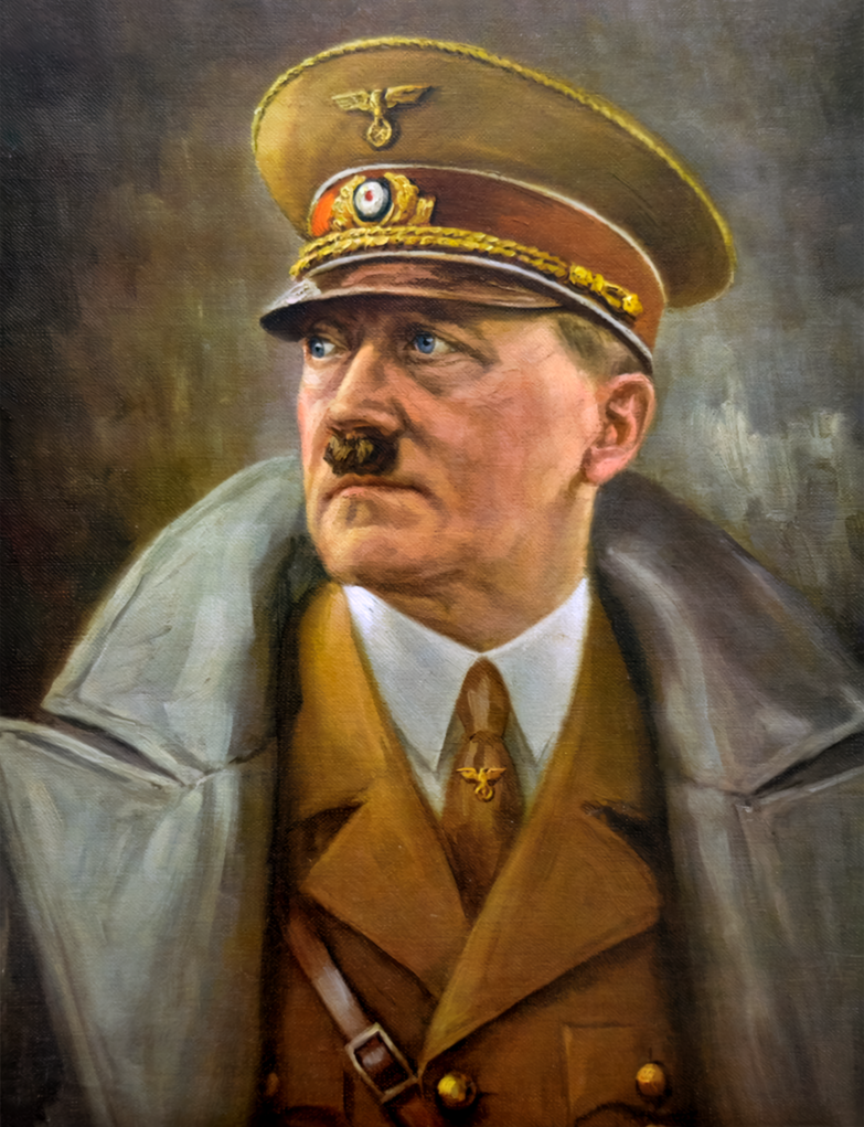 Restored Portrait Painting Of Adolf Hitler II By Hericsenaalmeid On restored-portrait-painting-of-adolf-hitler-ii-by-hericsenaalmeid-on