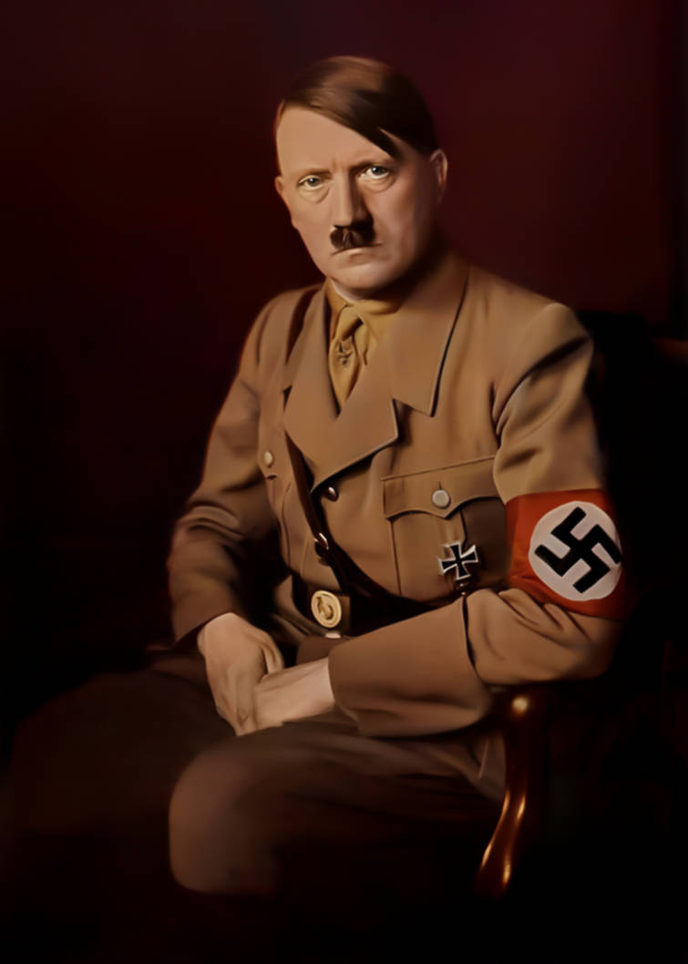 Restored RARE Portrait Color Adolf Hitler By Hericsenaalmeid On DeviantArt restored-rare-portrait-color-adolf-hitler-by-hericsenaalmeid-on-deviantart