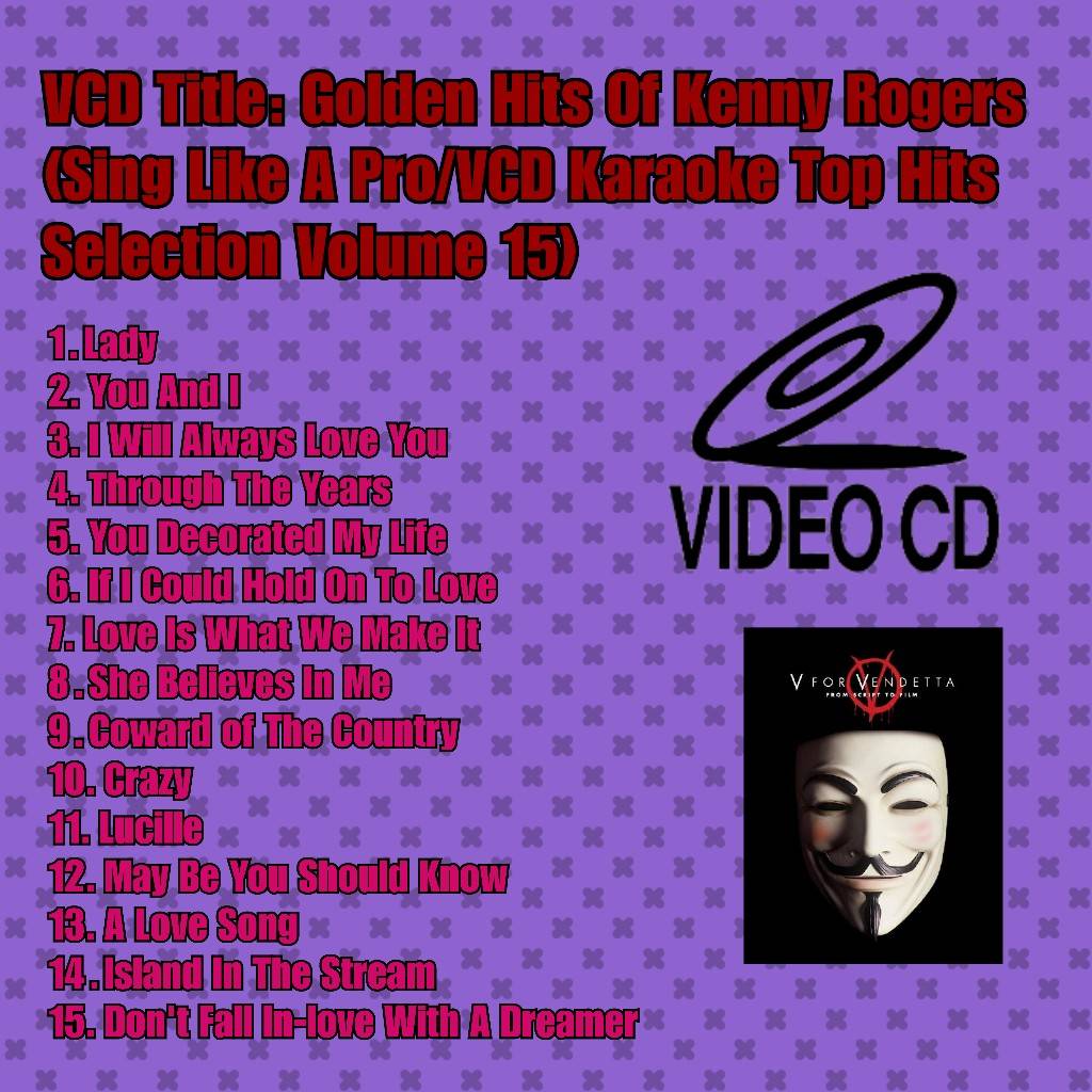 VCD Title: Golden Hits Of Kenny Rogers by ROBBIEPALOMARES on DeviantArt