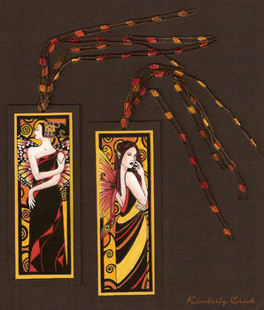 Art Deco Fairy Klimt Bookmarks