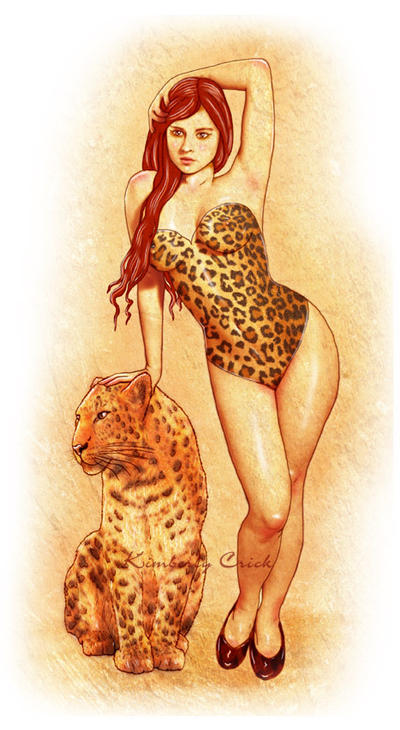 Leopard Pin Up Girl Final