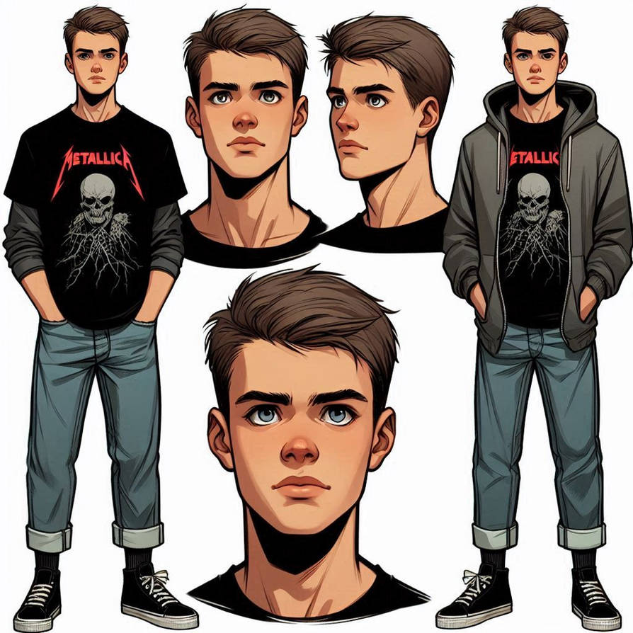 Reference Sheet: Albert Stark by MasterBrody on DeviantArt